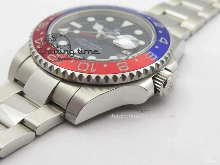 BLRO GMT-Master 116719 Dial A3186 Bp-Maker SS SS Bracelet II Black On 0414